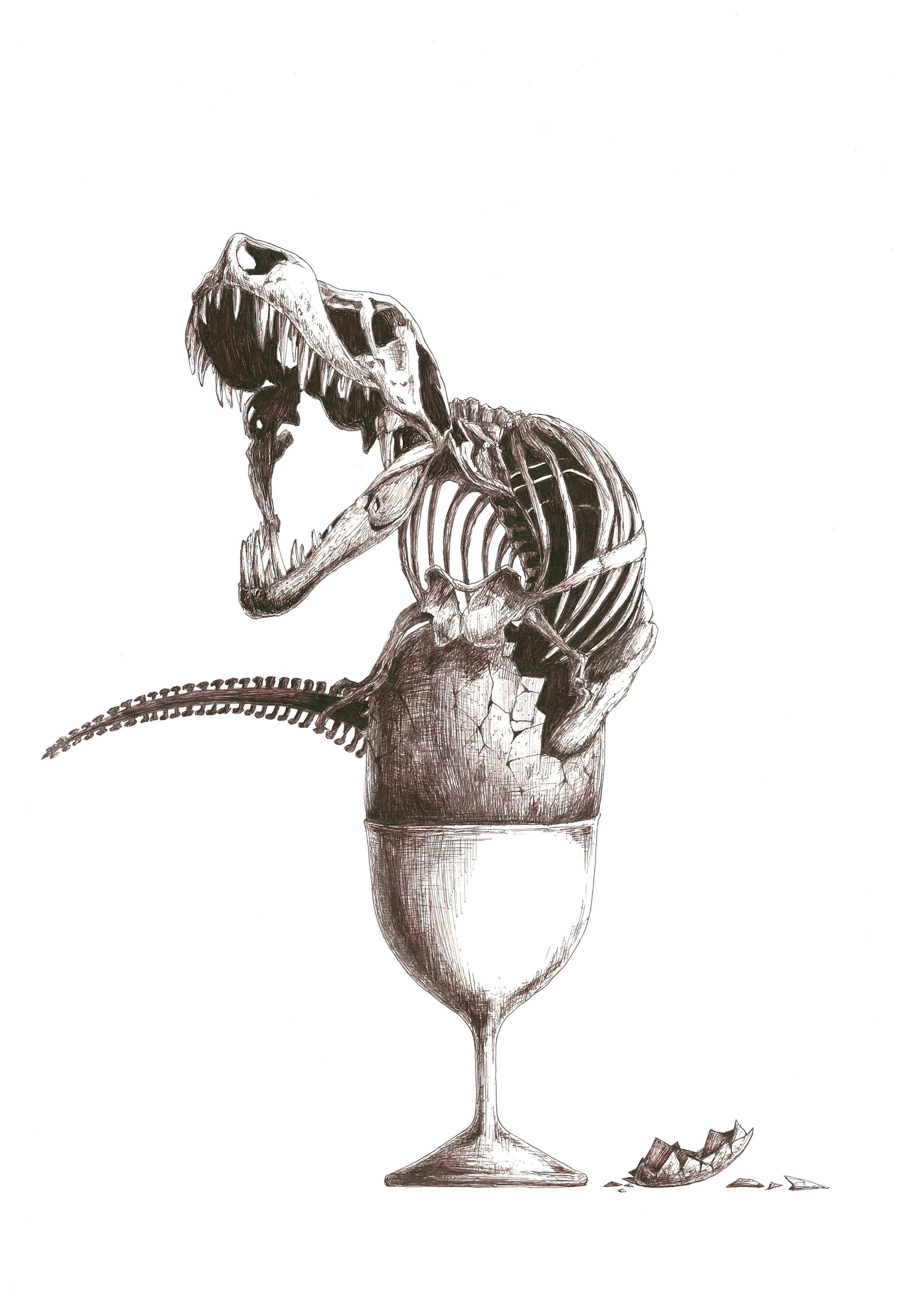 dinasoursののイラストレーション