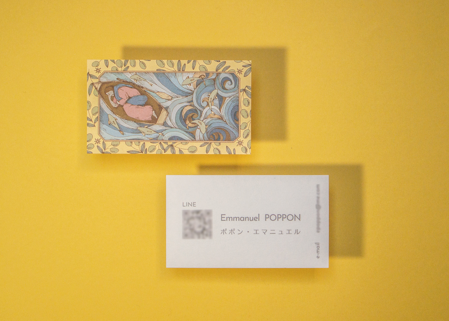 Emmanuel Popponの名刺デザイン
