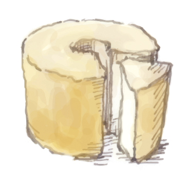 Piggies cafeのlemon chiffonのイラストレーション