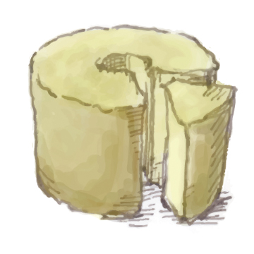 Piggies cafeのmatcha chiffonのイラストレーション