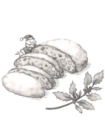 Piggies caféのcake illustrationのサムネイル